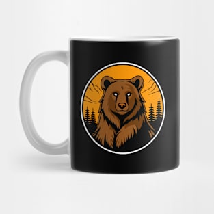 Good Ol Bear Patch with Color Background - If you used to be a Bear, a Good Old Bear too, you'll find the bestseller critter patch design perfect. Mug